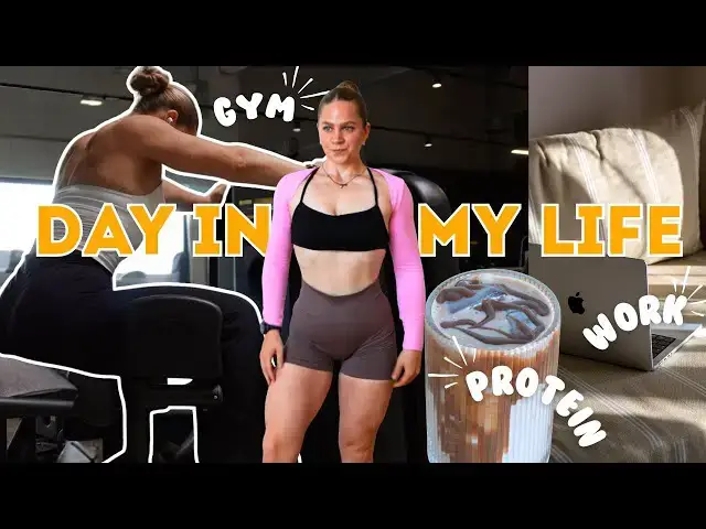 Video thumbnail for DAY IN MY LIFE | Gym Routine + Periode, Selbstständigkeit, Proteinreiche Ernährung & Tipps!