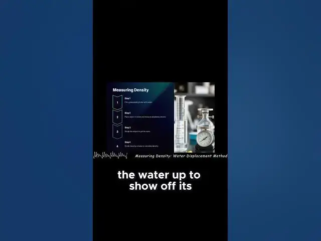 Video thumbnail for DIY Density Experiment - Calculate Your Action Figure's Density!