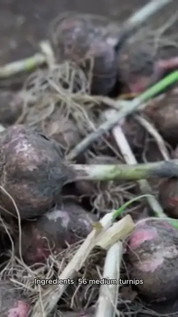 Video thumbnail for turnip recipe