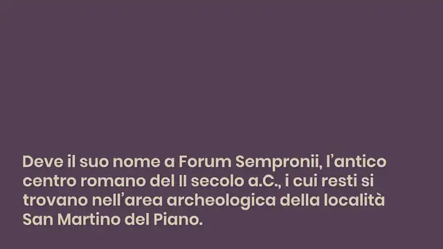 Video thumbnail for COSA VEDERE A FOSSOMBRONE: 10 LUOGHI DA NON PERDERE