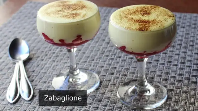 Video thumbnail for Zabaglione–Italian Warm Custard   Fruit (The Perfect Valentine s Day Dessert)(720P HD)