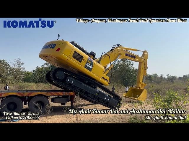 Video thumbnail for Komatsu PC300 delivered on 2nd Mar’26 @ Maihar