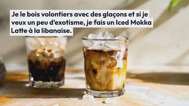 Video thumbnail for Latte au moka glacé