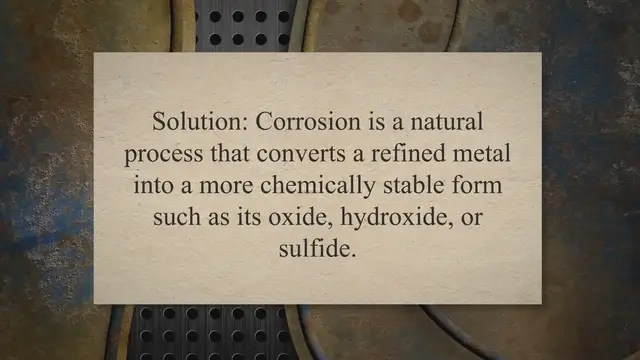 Video thumbnail for Corrosion problems and solutions