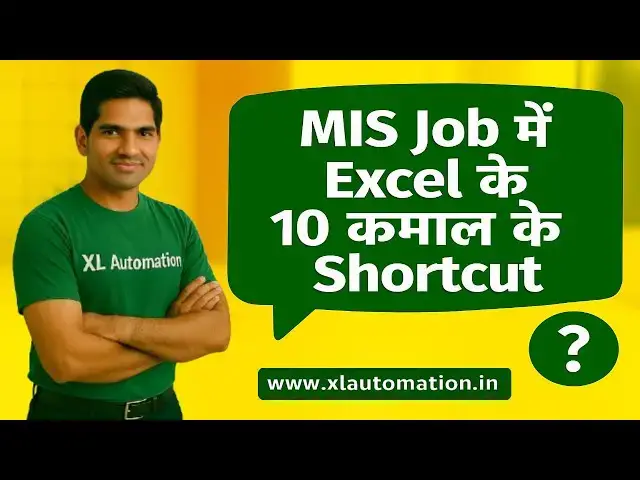 'Video thumbnail for Top 10 Excel Shortcuts That Will Save You Hours! || Computer Excel Shortcut Key'