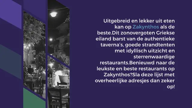 Video thumbnail for DE FIJNSTE RESTAURANTS OP ZAKYNTHOS