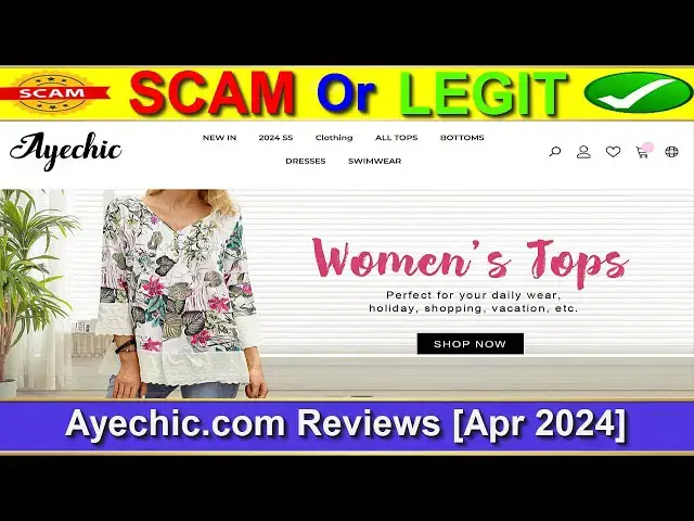 Video thumbnail for Ayechic Reviews (April 2024) - Is This A Legit E-Commerce Site? Find Out! | Product Review