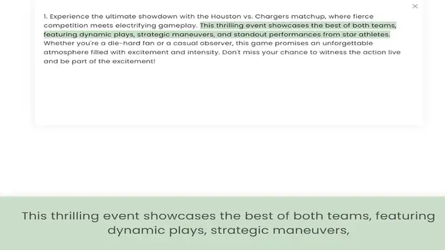 Video thumbnail for competition meets electrifying gameplay. This thrilling event showcases the best of both teams, featuring dynamic plays, strategic maneuvers, and standout performances from star athletes. Whether you're a die-hard fan or a casual observer