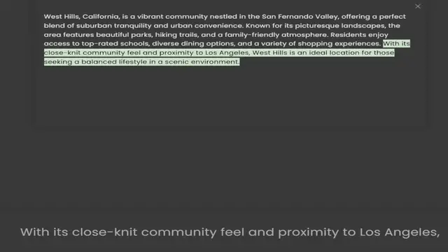 Video thumbnail for blend of suburban tranquility and urban convenience. Known for its picturesque landscapes, the area features beautiful parks, hiking trails, and a family-friendly atmosphere. Residents enjoy access to top-rated schools, diverse dining opt