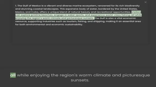 Video thumbnail for and stunning coastal landscapes. This expansive body of water, bordered by the United States, Mexico, and Cuba, offers a unique blend of natural beauty and recreational opportunities. Visitors can explore pristine beaches, engage in water