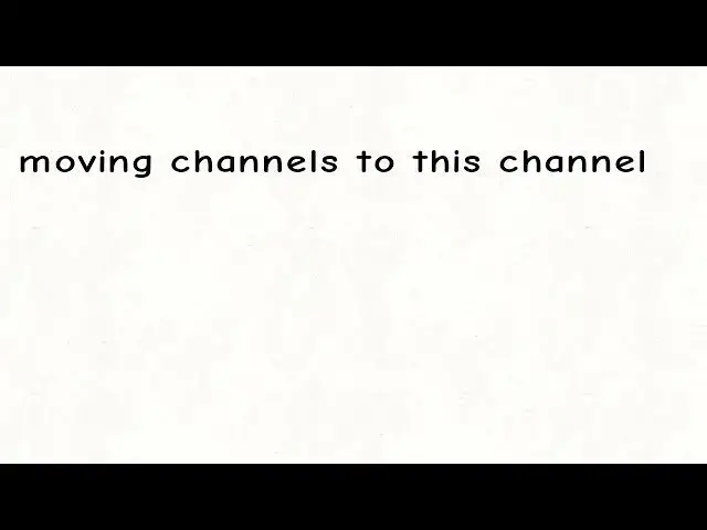 'Video thumbnail for check desc im moving channels'