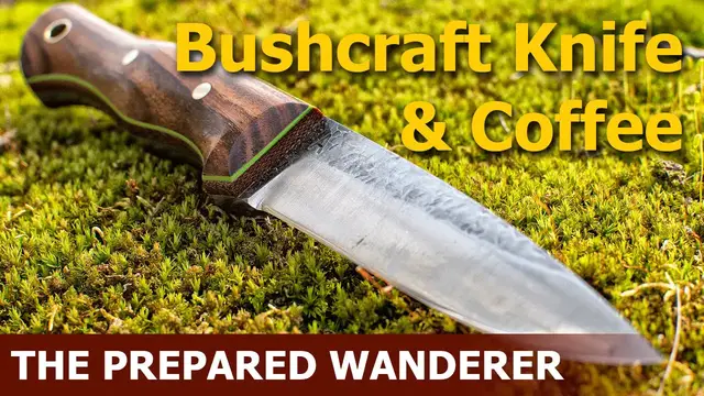 Video thumbnail for AA Forge Bushcraft Knife Review and Coffee in the Woods