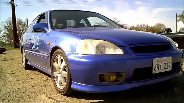 Video thumbnail for 2000 Honda Civic Si (Electron Blue Pearl)