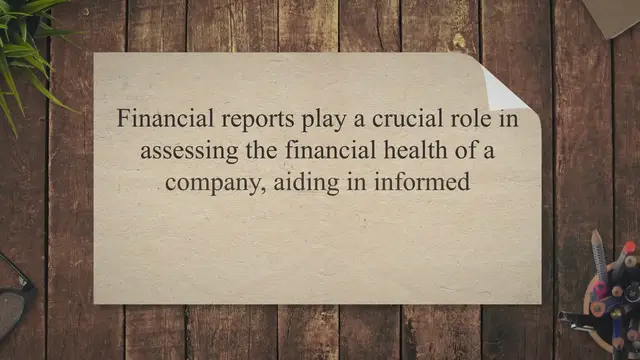 Video thumbnail for Types of Financial Reports