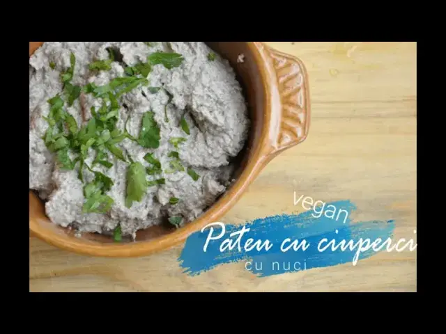 'Video thumbnail for Pate de ciuperci cu nuci'
