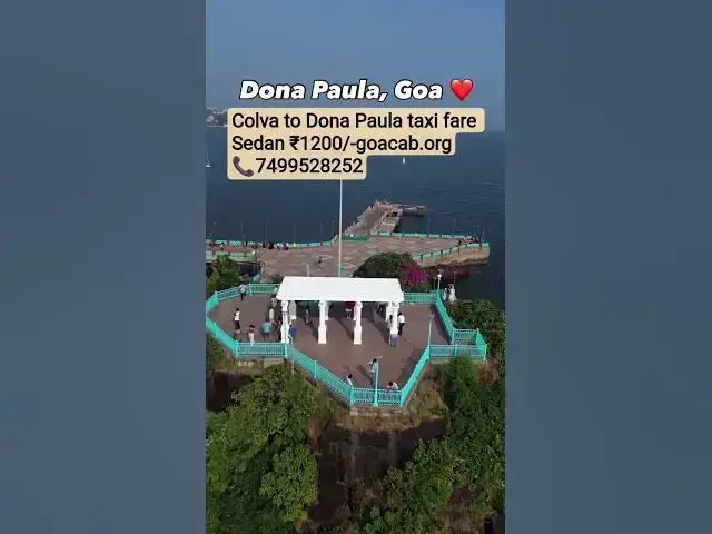 Video thumbnail for colva to Dona Paula taxi fare Sedan ₹1200/- suv₹1600/- Colva taxi service, Goa Miles, goacab.org