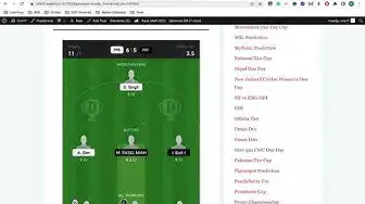 Video thumbnail for PRB vs PRT Dream11 Prediction PRB vs PRT Dream11 Team PRB vs PRT Dream11 Team Today Playing 11