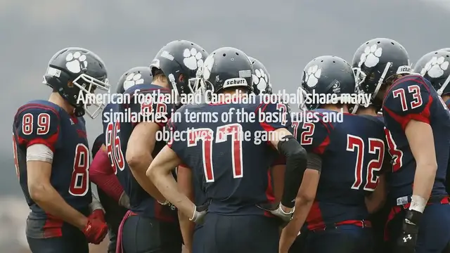 Video thumbnail for What Is The Difference Between American Football And Canadian Football