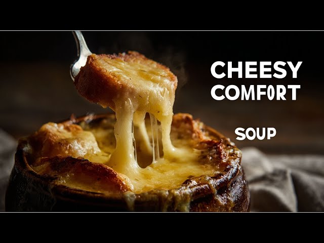 Video thumbnail for This Slow Cooker French Onion Soup Is INSANELY Rich