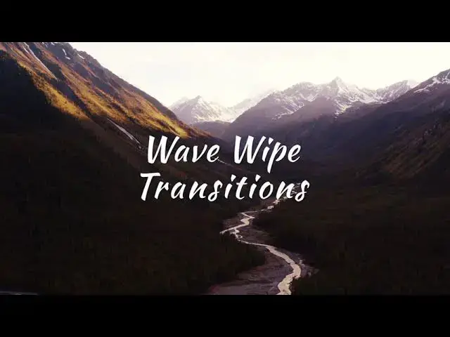 Video thumbnail for Wave Wipe Transitions | Premiere Pro Presets