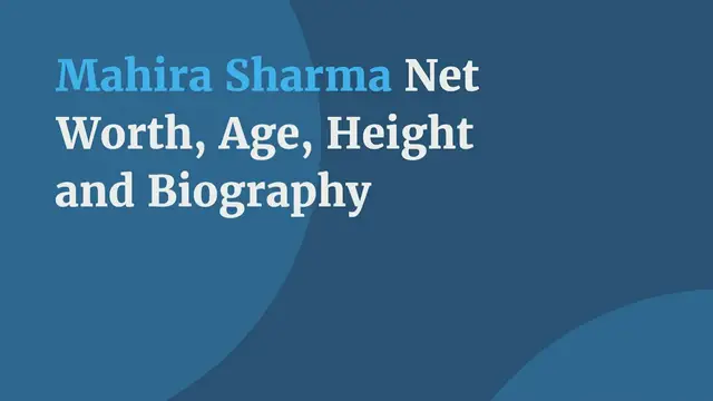 Video thumbnail for Mahira Sharma Net Worth, Age, Height and Biography