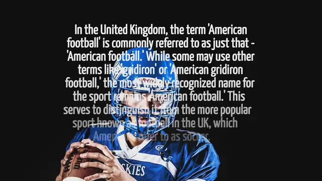Video thumbnail for What Do British Call American Football