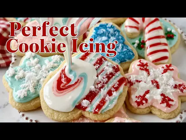 Video thumbnail for Easy Sugar Cookie Icing That Sets Perfectly Every Time