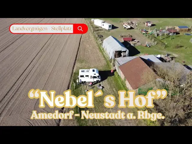 'Video thumbnail for Landvergnügen Wohnmobil Stellplatz: "Nebel´s Hof"  - 🐐 Tierische Gastfreundschaft beim Camping  🐔'