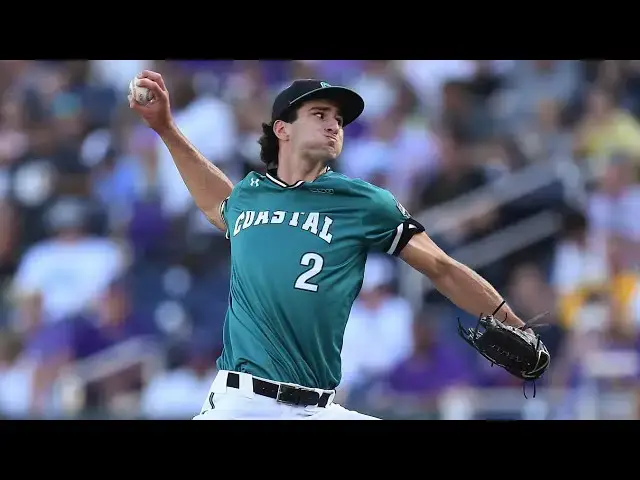 'Video thumbnail for Cameron Flukey 2025 College Baseball Highlights! | Coastal Carolina Chanticleers'