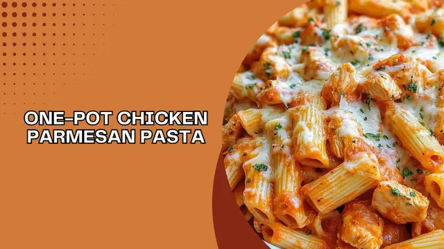 Video thumbnail for One-Pot Chicken Parmesan Pasta