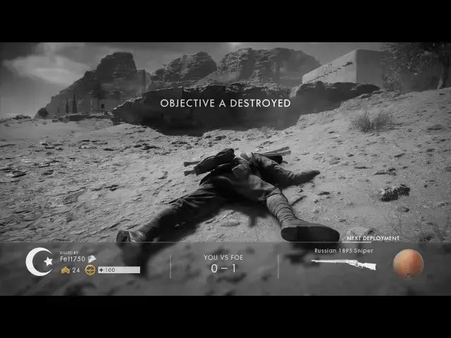 Video thumbnail for Battlefield 1 - Rush on Sinai Desert Map: Combat Medic 10/10 Objectives Destroyed 2 Bombs Detonated