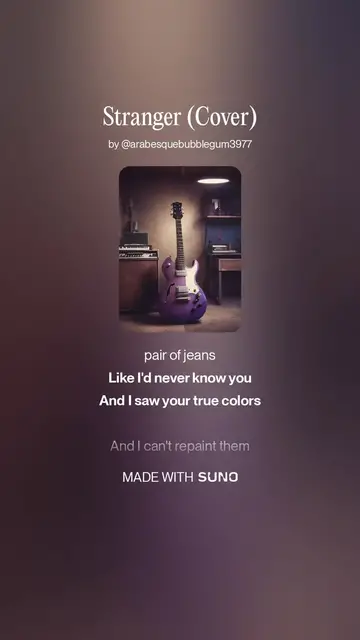 Video thumbnail for Stranger (Cover)