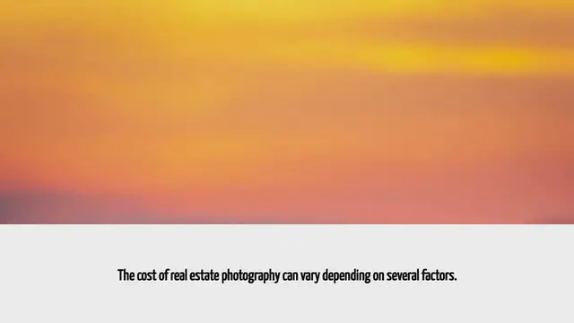 Video thumbnail for How Much Does Real Estate Photography Cost