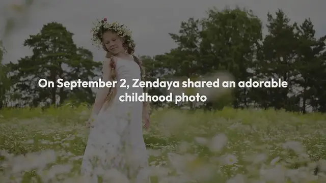 Video thumbnail for "Zendaya Celebrates 28th Birthday with Adorable Throwback Photo: See the Sweet Post!"