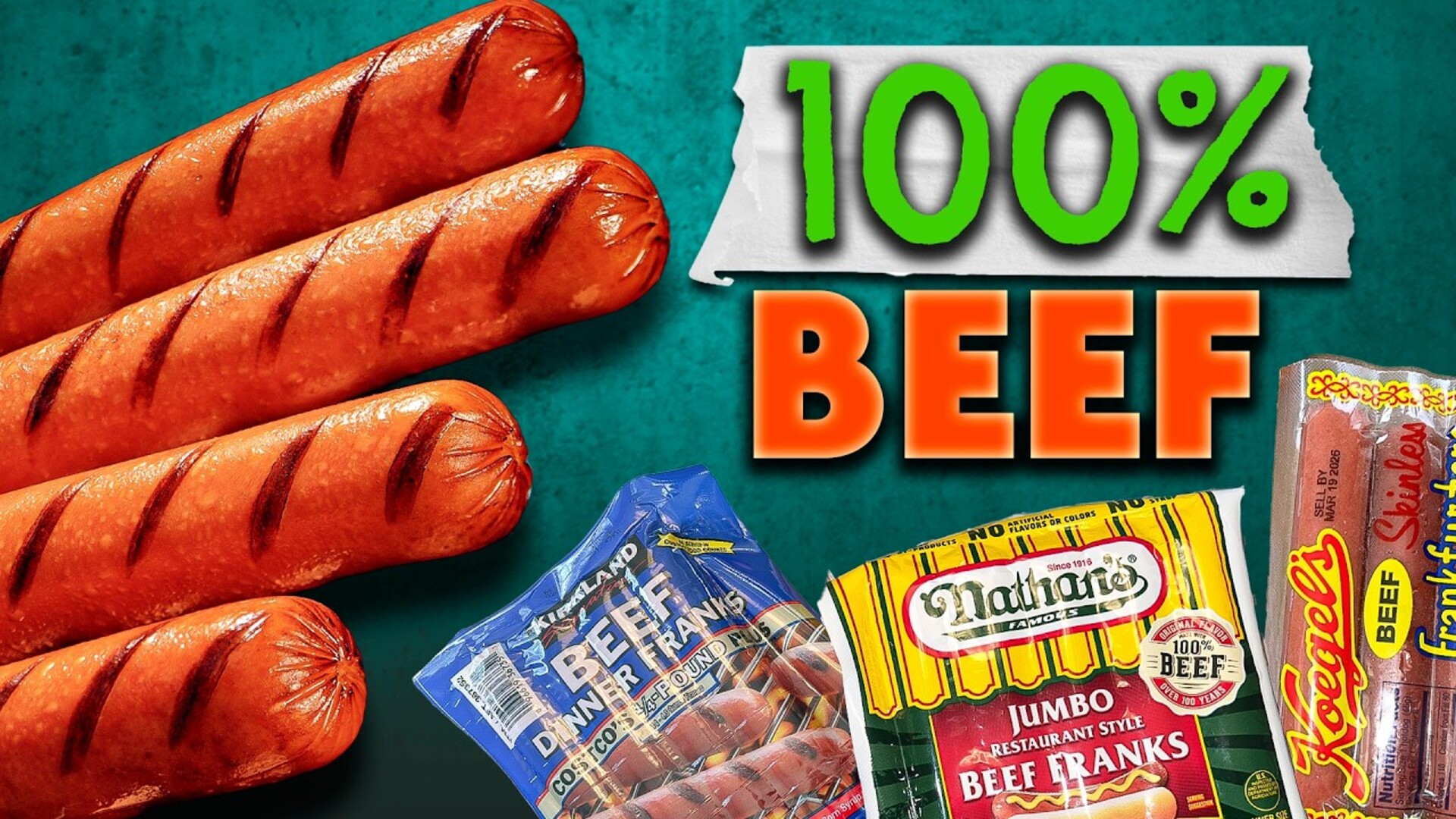 Video thumbnail for Grocery Store Hot Dogs That Are Actually 100% Beef, Ranked
