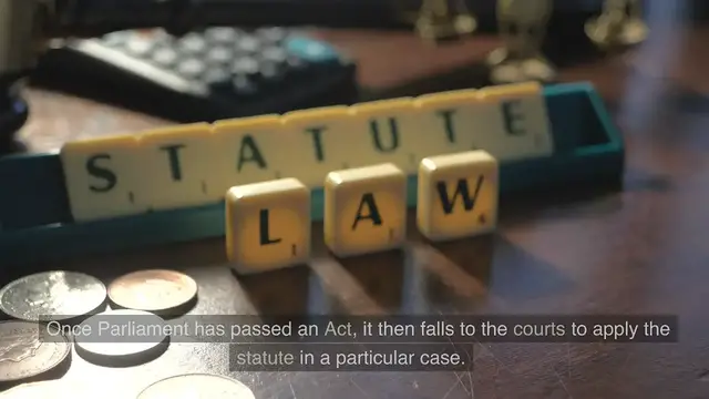 Video thumbnail for Statutory interpretation - The golden rule www.e-lawresources.co.uk