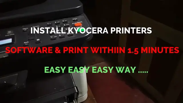 Video thumbnail for HOW TO INSTALL KYOCERA PRINTERS SOFTWARE [FS-1025MFP_FS-1120MFP_FS-1020MFP_FS1125MFP]