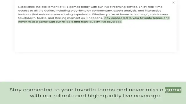 Video thumbnail for access to all the action, including play-by-play commentary, expert analysis, and interactive features that enhance your viewing experience. Whether you're at home or on the go, catch every touchdown, tackle, and thrilling moment as it ha