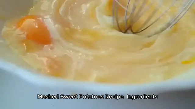 Video thumbnail for mashed sweet potatoes recipe