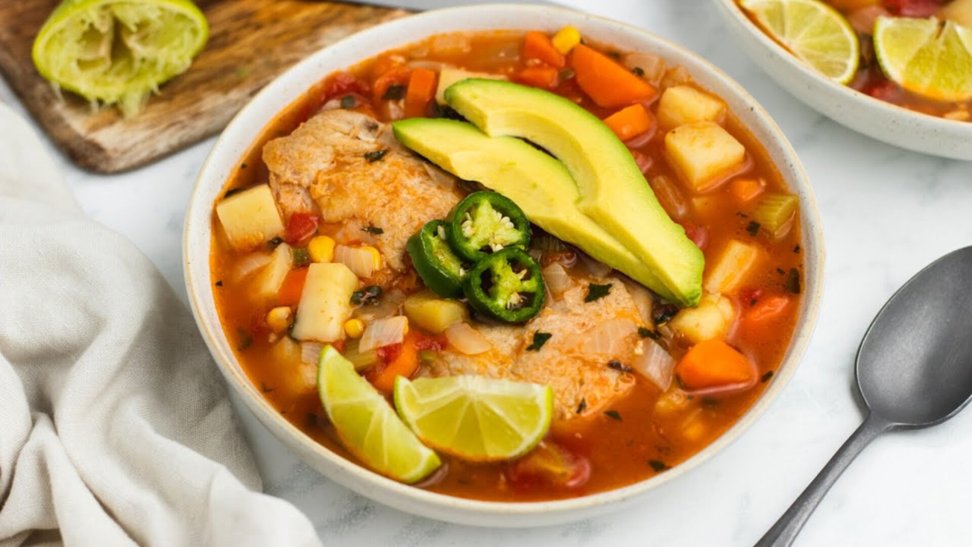 Video thumbnail for Caldo De Pollo (Mexican Chicken Soup) Recipe