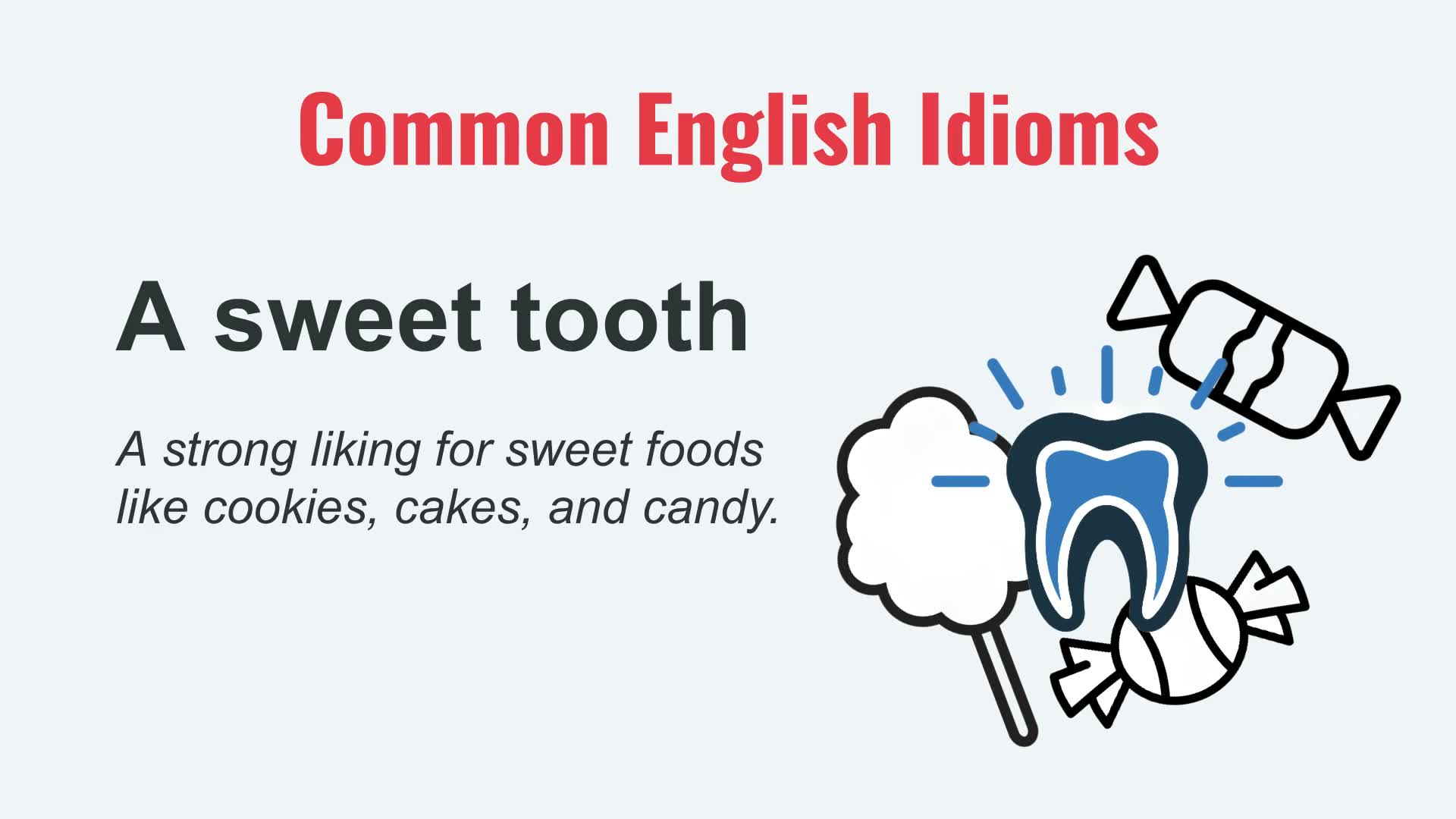 Video thumbnail for A Sweet Tooth: American English Food Idioms