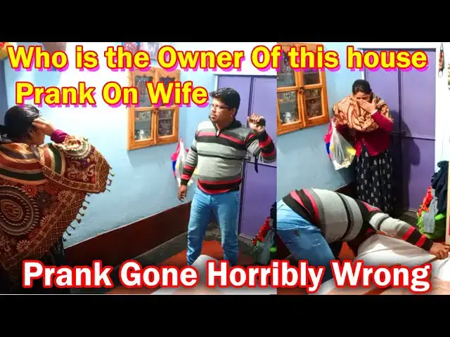 Video thumbnail for Who is the Owner Of this house Prank On Wife 😂 II Prank Gone Horribly Wrong 😂 II #prankonwife