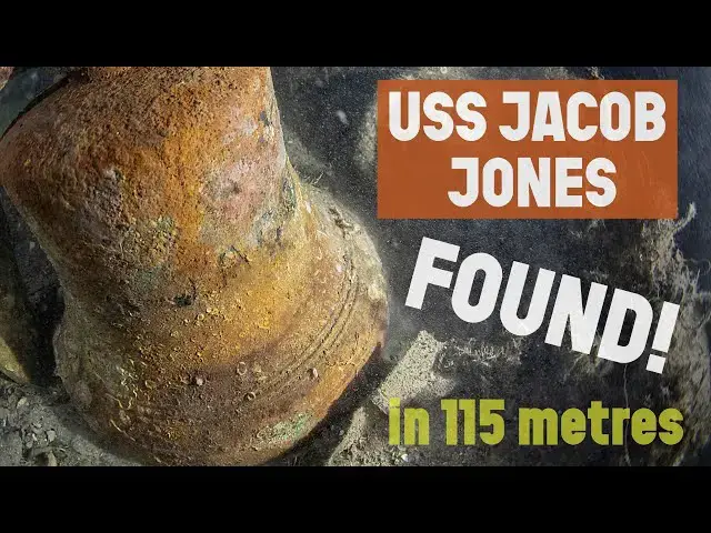 Video thumbnail for The discovery of USS Jacob Jones (DD-61) - full dive footage