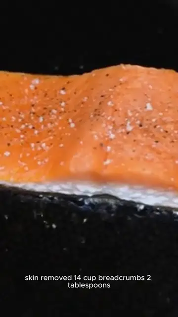 Video thumbnail for salmon burger recipe