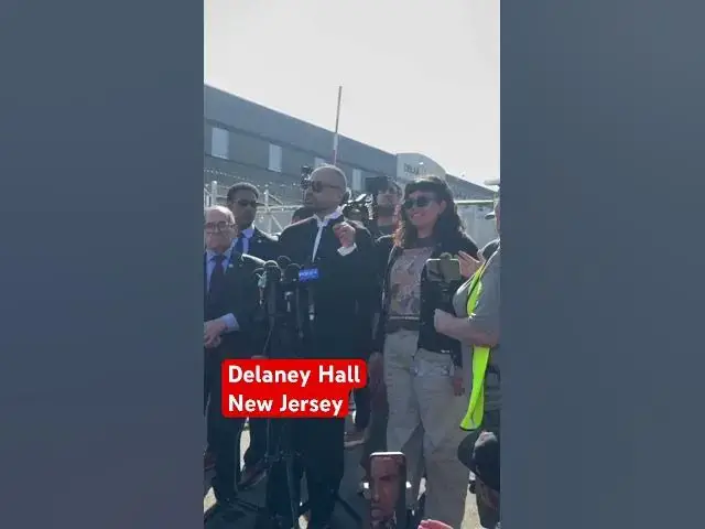 Video thumbnail for Organizers give an update on the current protest happening in New Jersey at Delaney Hall