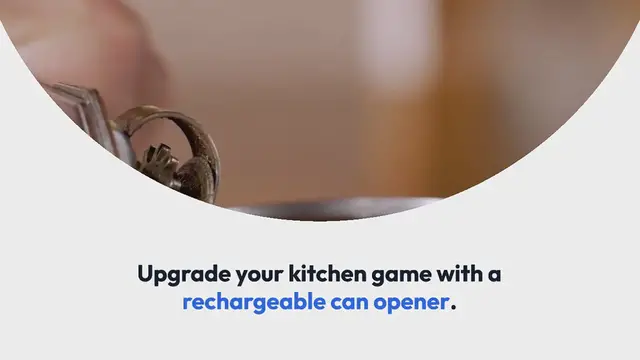 'Video thumbnail for Best Recharageable can opener-1'