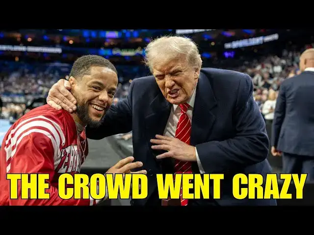 Video thumbnail for Out Of Nowhere: Trump Shows Up - And Crowd Goes Wild