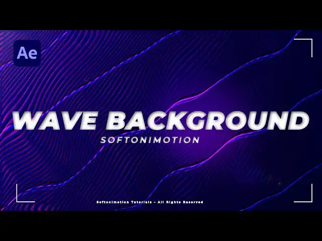 'Video thumbnail for Abstract Wave Background in After Effects Tutorial'