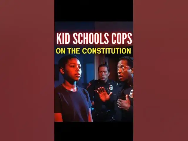 Video thumbnail for Kid Schools Cops On The Constitution 🔥 Bodycam Justice #Shorts
