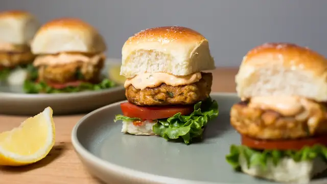 Video thumbnail for Cajun Crab Sliders With Tangy Homemade Remoulade